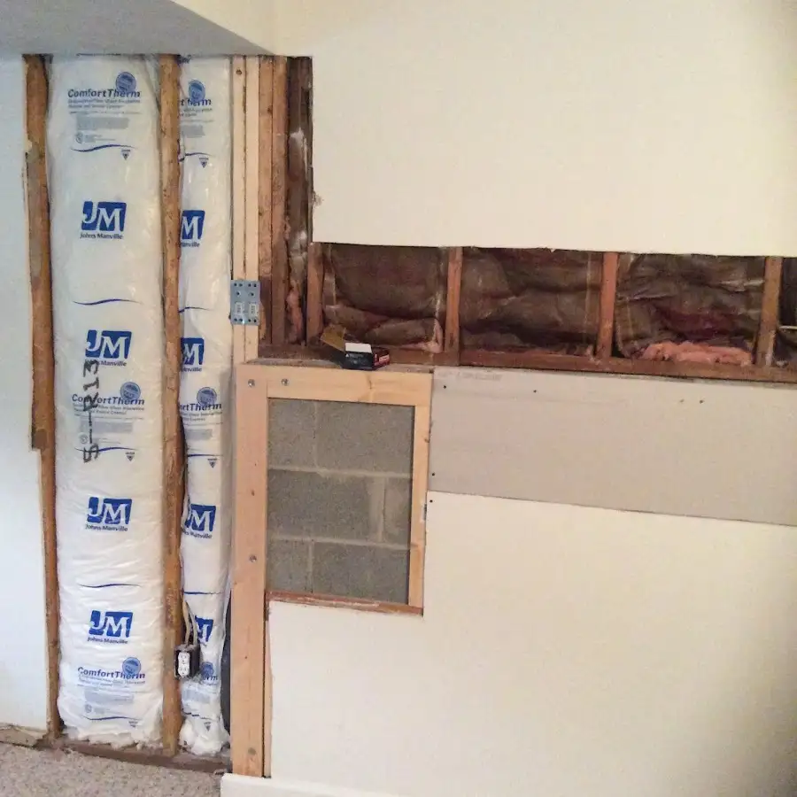 Wall insulation replacement during Odor Removal & Deodorization in Fairview